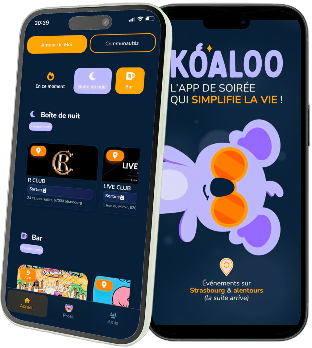 Aperçu de l'application sur mobile